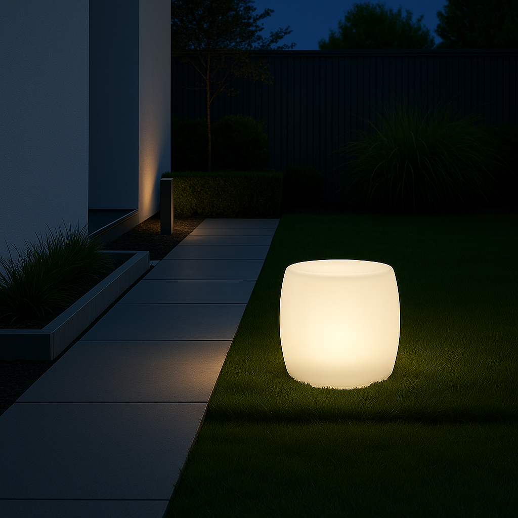 Pfad, Gehweg, Beleuchtung, Lampe, Gras,
