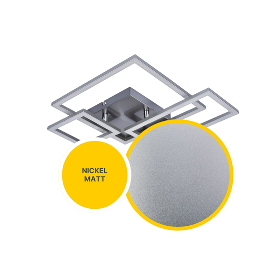 LED Deckenleuchte D132 geometrische Formen