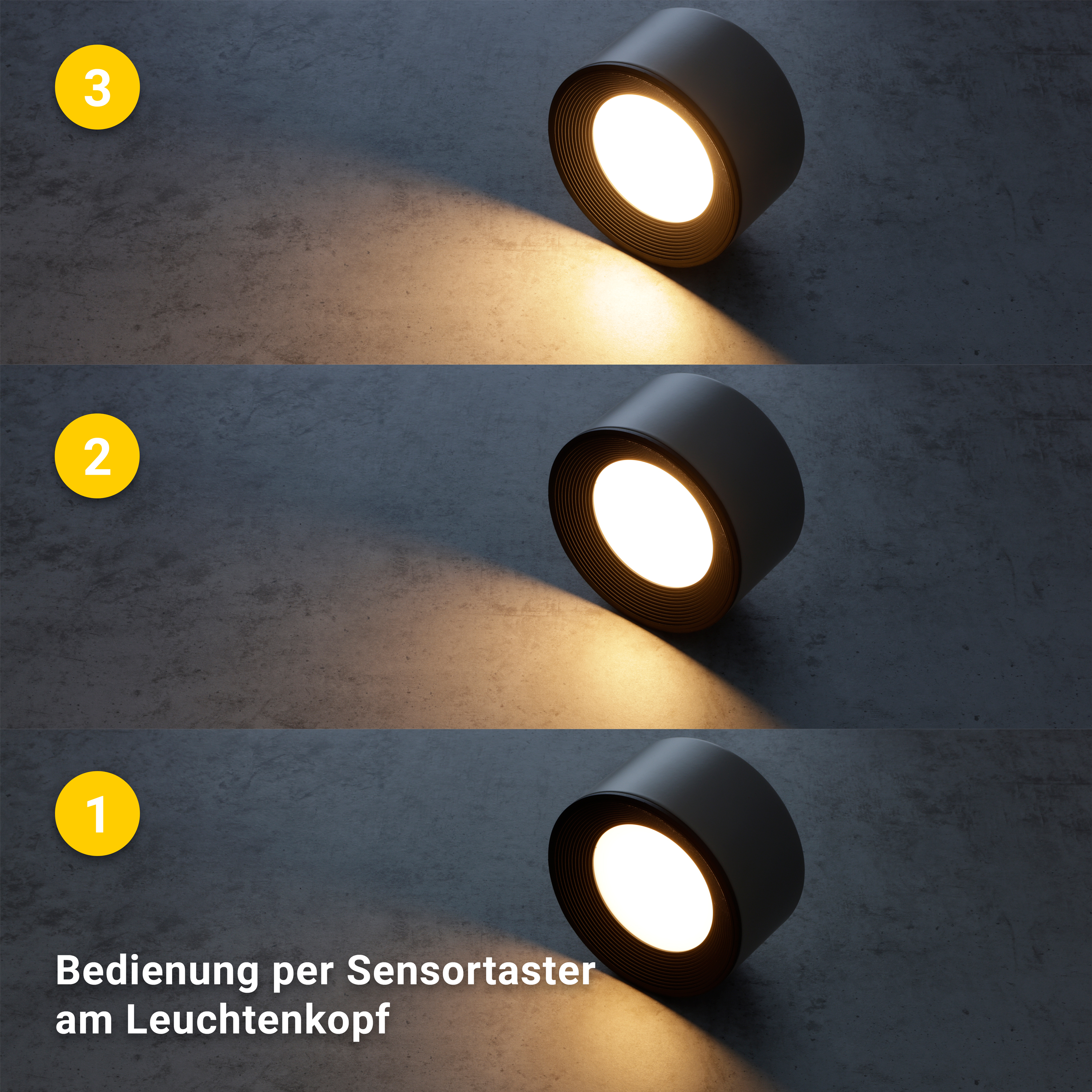 MeLiTec LED Stehleuchte ST55 USB-C aufladbar