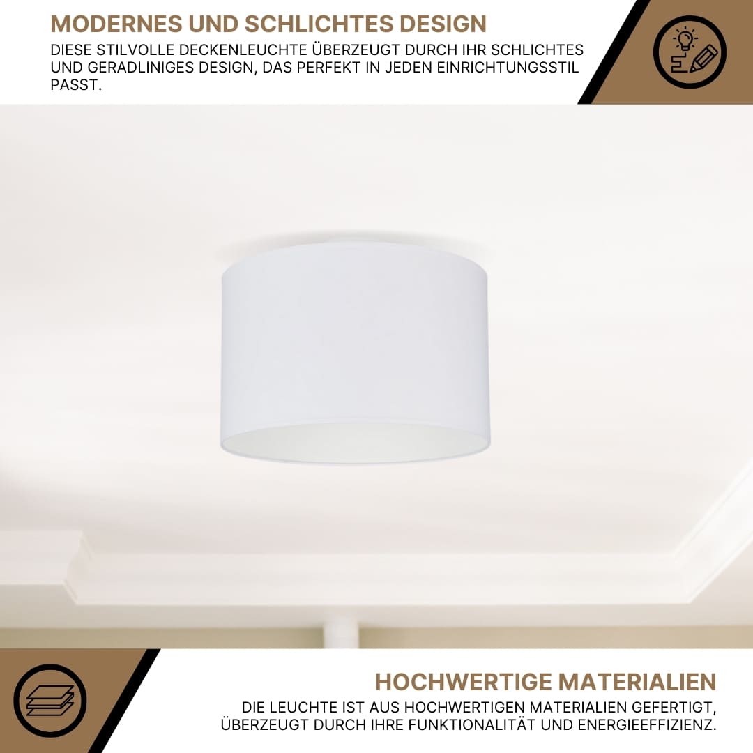 SPOT Light Timon Deckenleuchte 1xE27 Max.40W Weiss SPOT Light Timon Deckenleuchte 1xE27 Max.40W Weiss