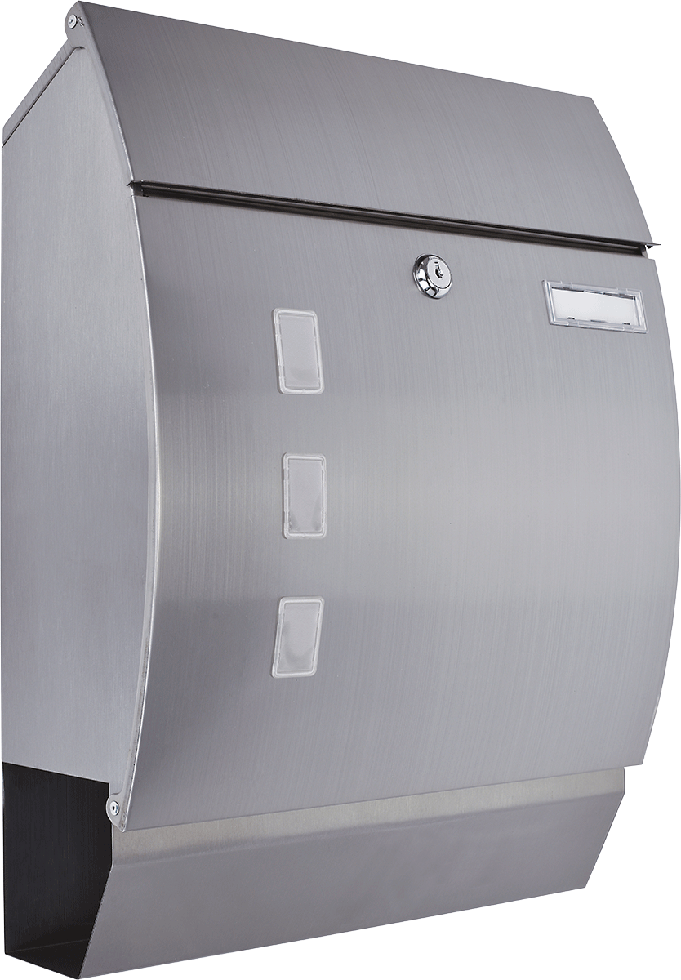 Edelstahl Briefkasten Modell P B-Ware Edelstahl Briefkasten Modell P B-Ware