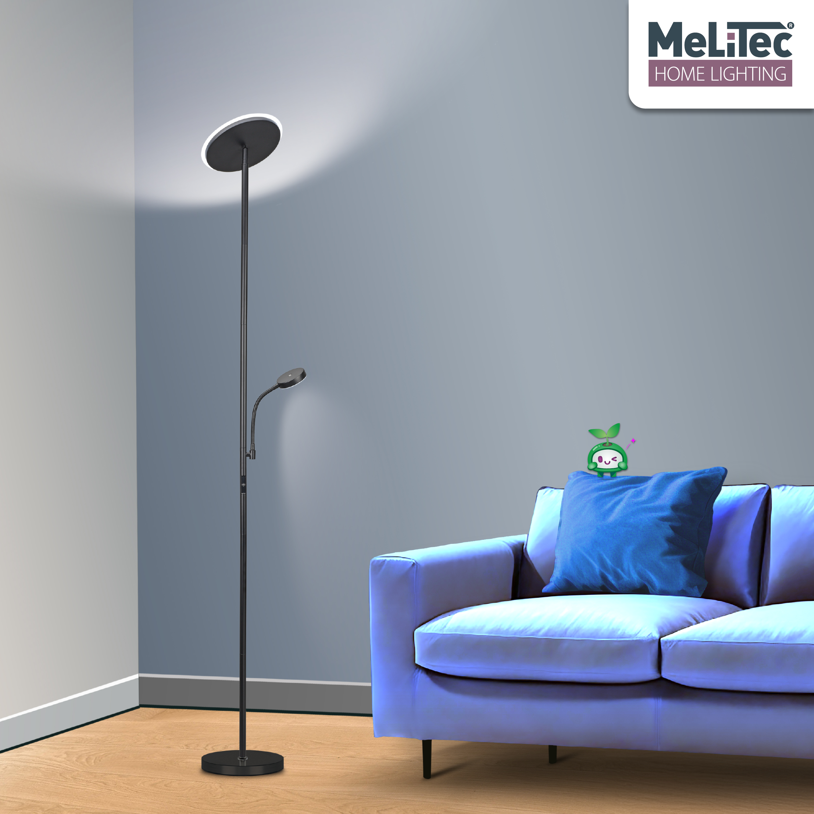 Lampe, Couch, Mobiliar, Stehlampe,