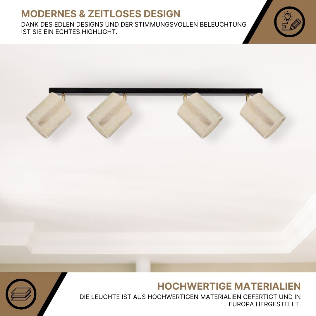 SPOT Light Ora Deckenleuchte schwarz/ gold SPOT Light Ora Deckenleuchte schwarz/ gold