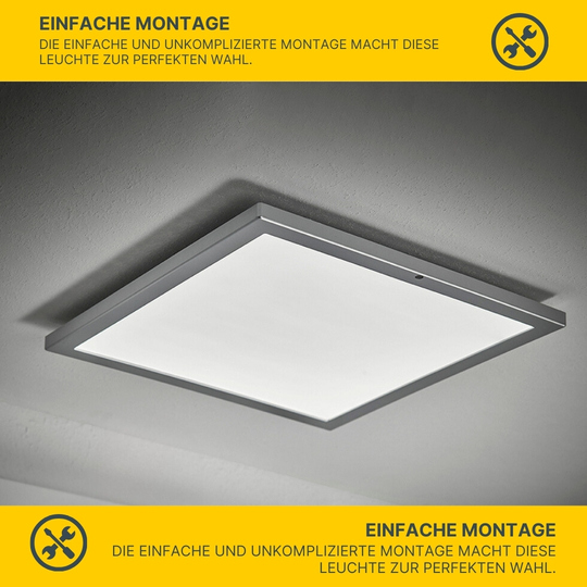 LED SmartHome Deckenleuchte per Fernbedienung und App steuerbar LED SmartHome Deckenleuchte per Fernbedienung und App steuerbar