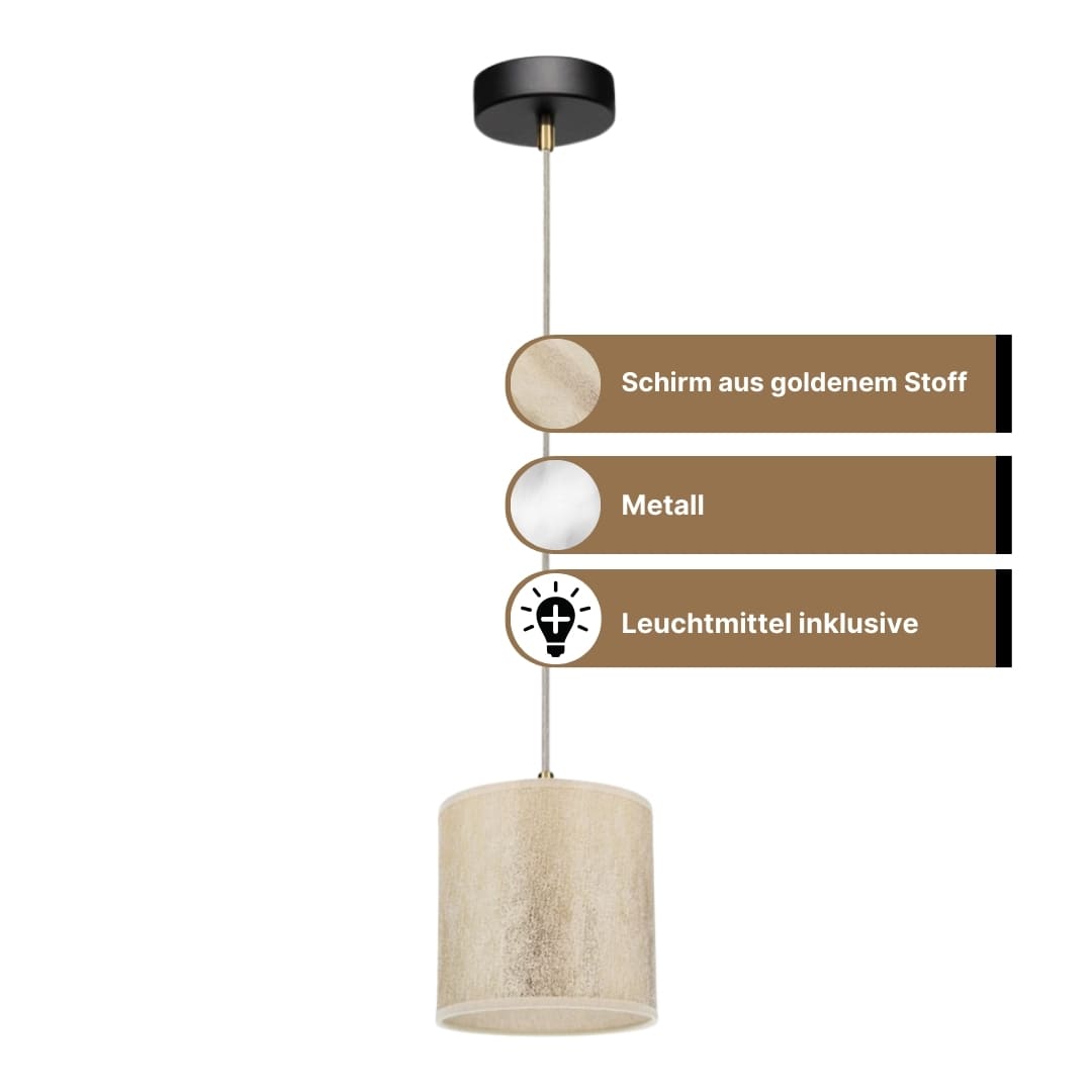 SPOT Light Ora Deckenleuchte schwarz/ gold SPOT Light Ora Deckenleuchte schwarz/ gold