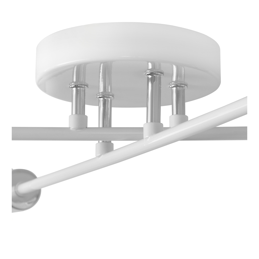 SPOT Light Tosca Deckenleuchte 4xE14 40W Weiss/Chrom Deckenleuchte, Leuchte,