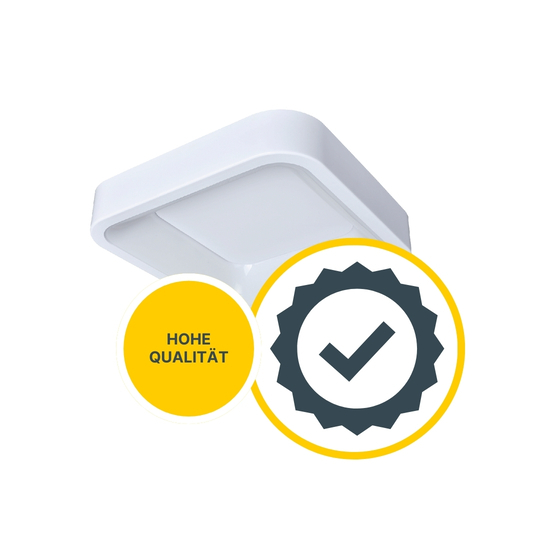 MeLiTec LED Deckenleuchte D105 Wandleuchte, stufenlos dimmbar, weiß