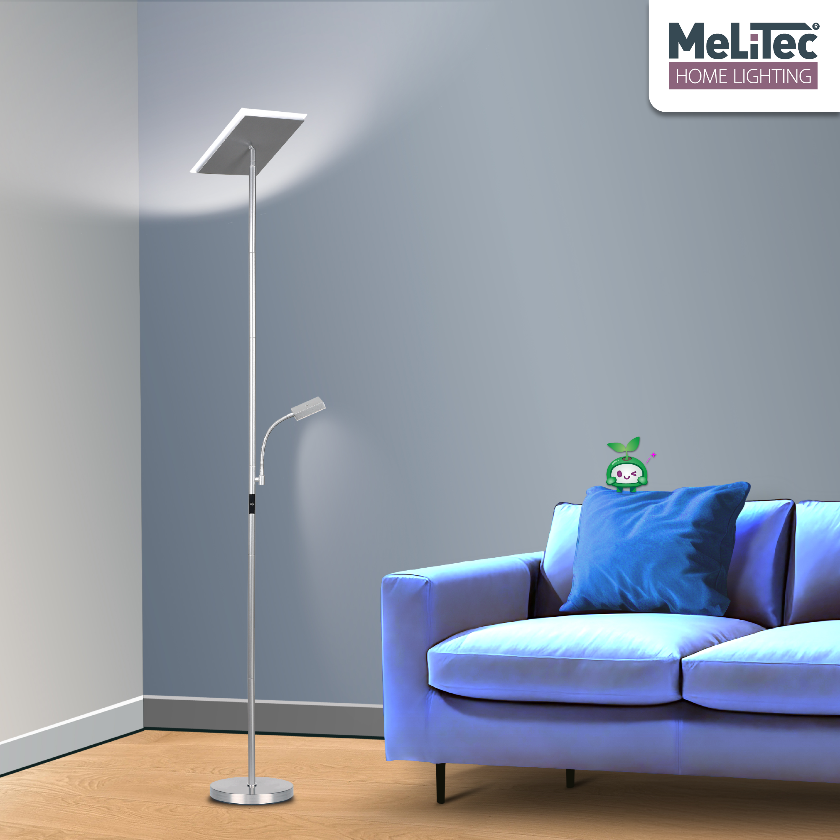 Lampe, Couch, Mobiliar, Stehlampe,