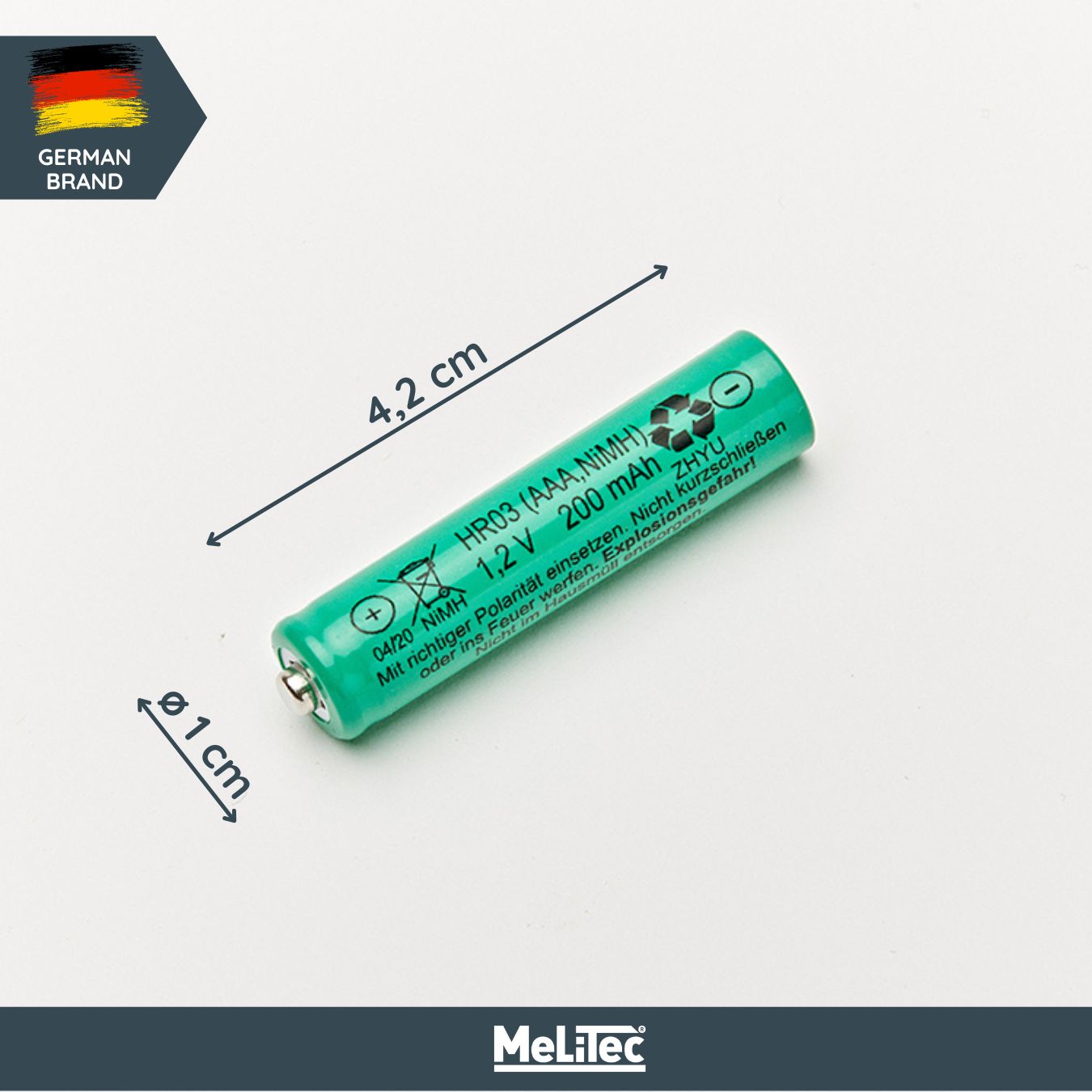 Akku AAA 200mAh 1.2 V