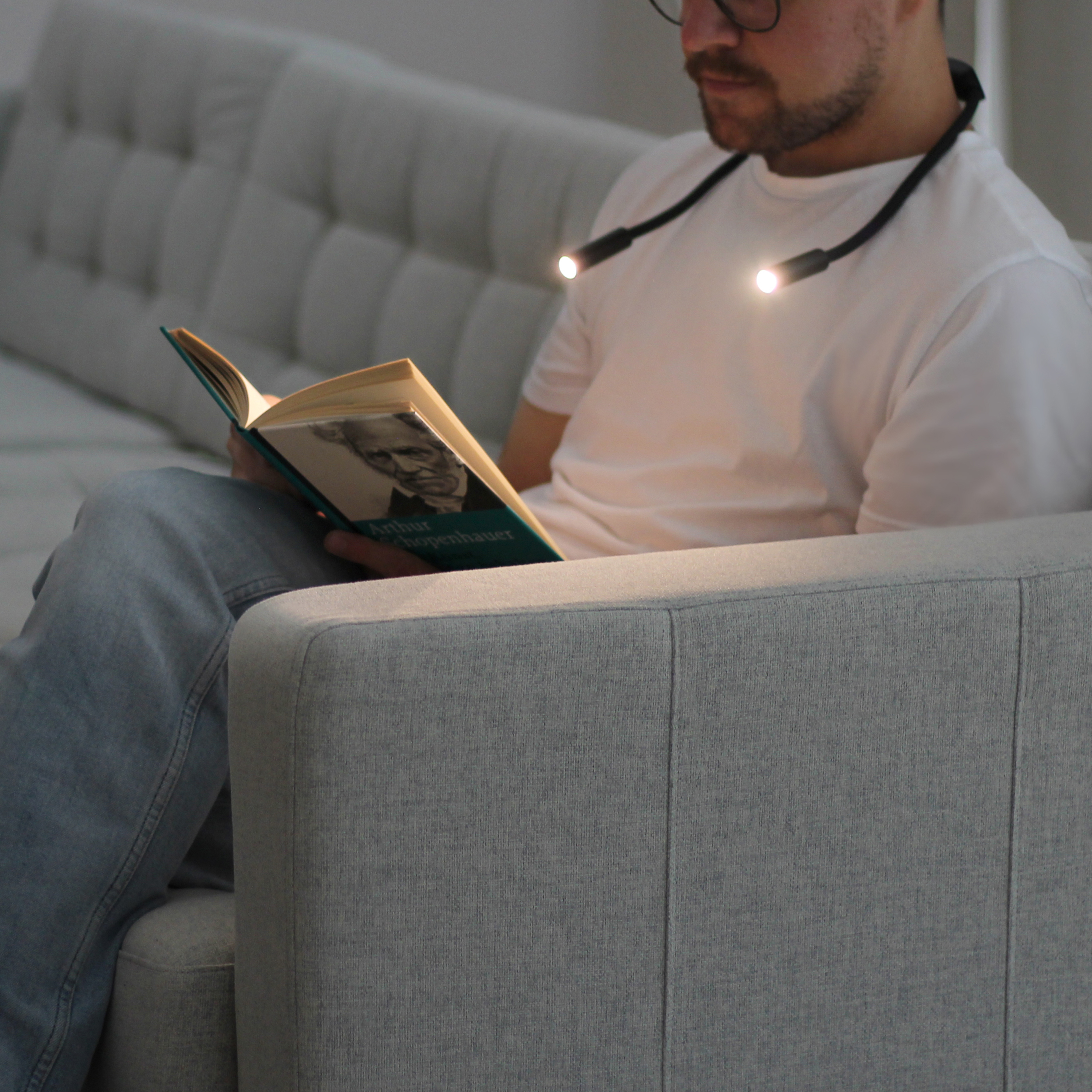 MeLiTec Leselampe Flexreader - USB Leuchte zum Umhängen MeLiTec Leselampe Flexreader - USB Leuchte zum Umhängen