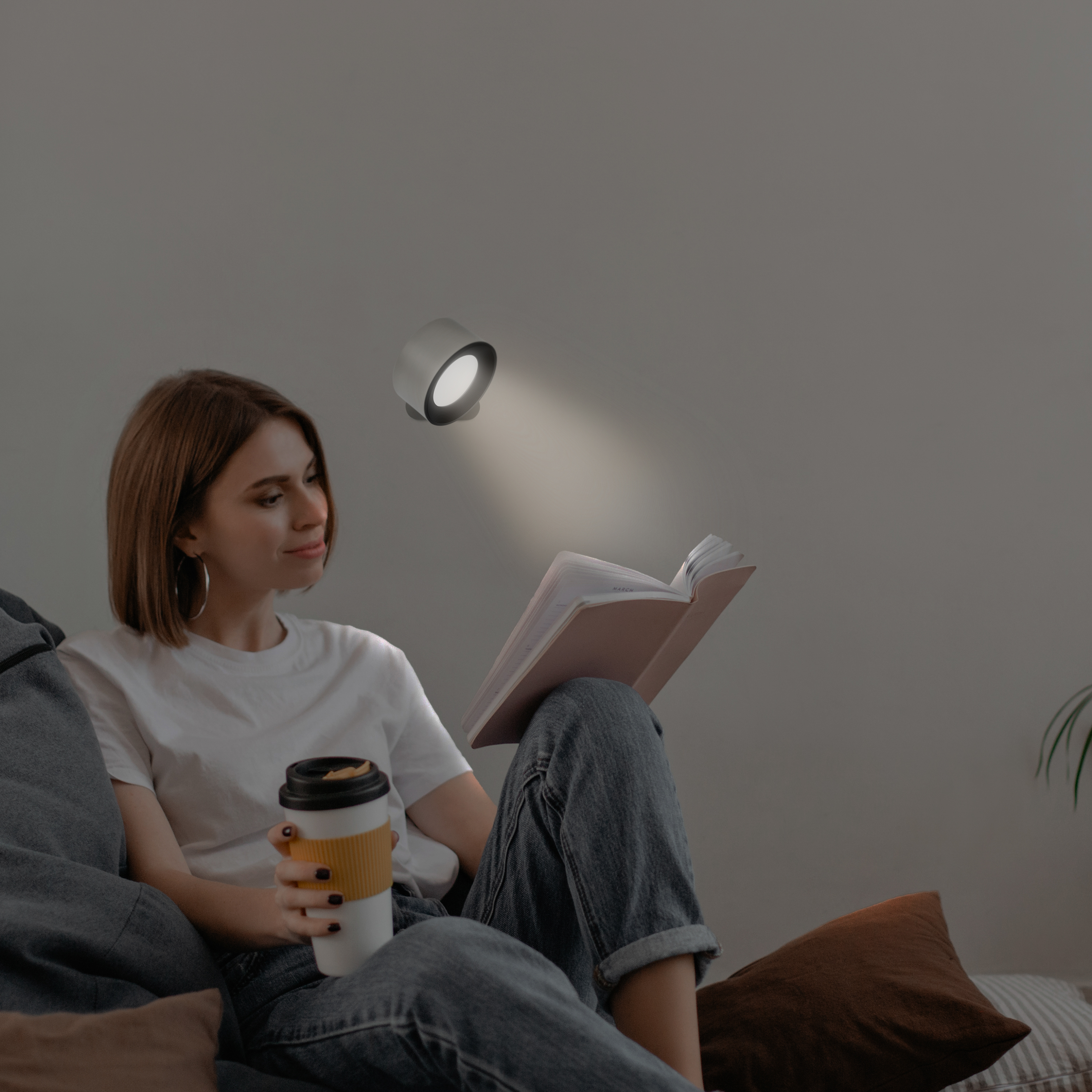 MeLiTec LED Stehleuchte ST55 USB-C aufladbar