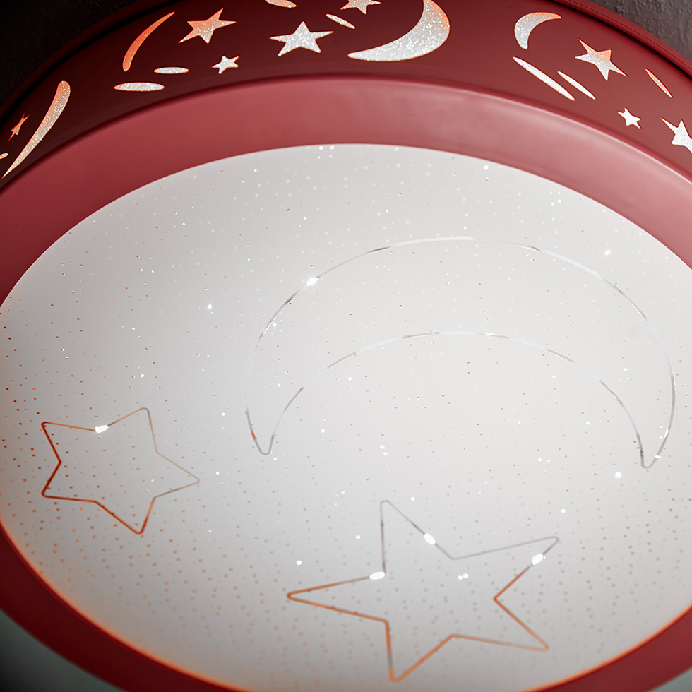 LED Kinder Deckenleuchte D118 koralle B-Ware