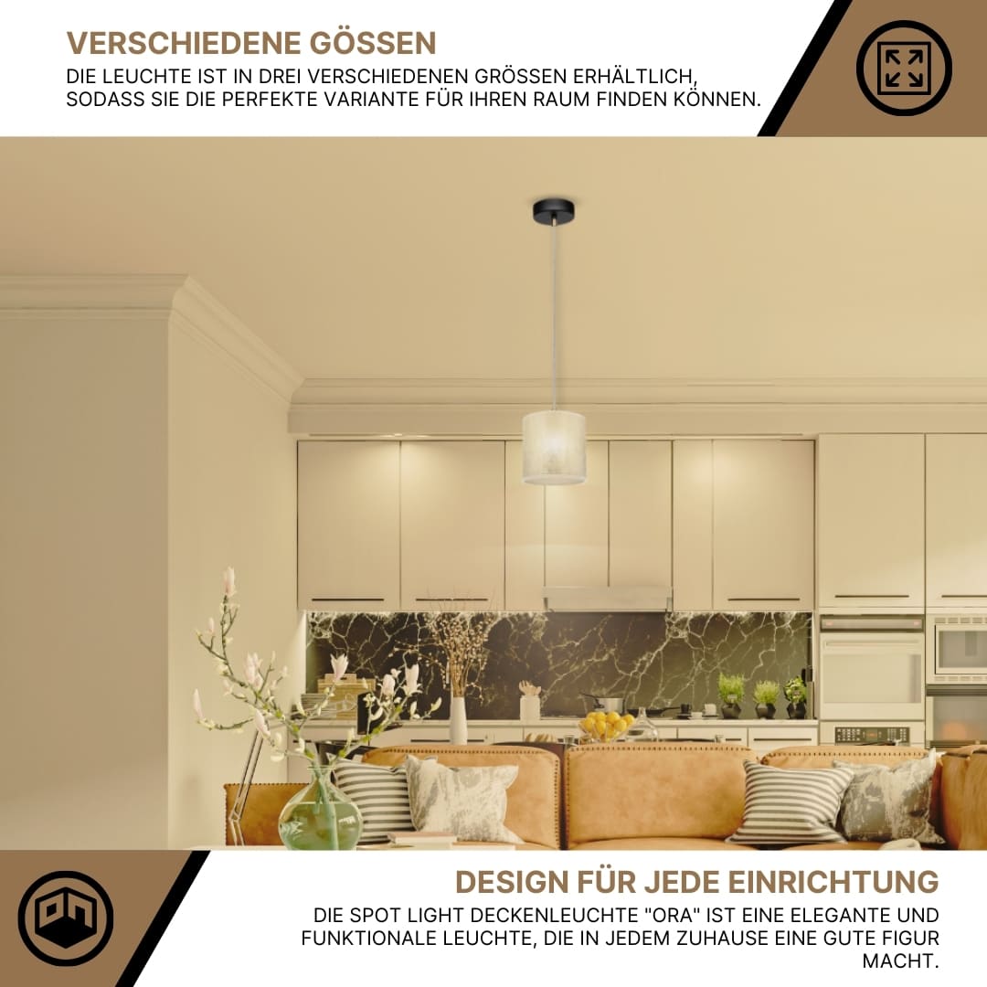 SPOT Light Ora Deckenleuchte schwarz/ gold SPOT Light Ora Deckenleuchte schwarz/ gold