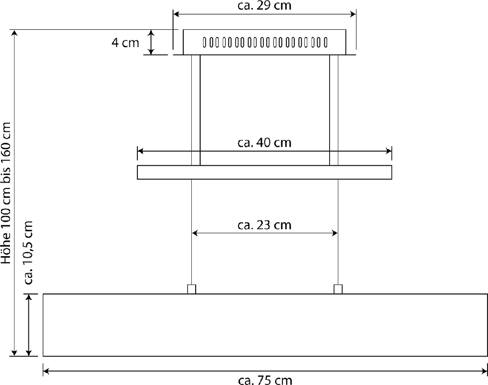 LED Pendelleuchte DP15 B-Ware