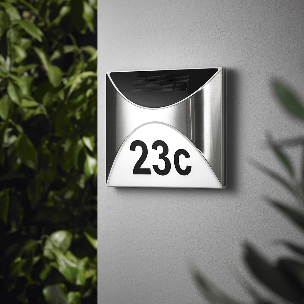 Solar Hausnummer SH04 B-Ware Solar Hausnummer SH04 B-Ware