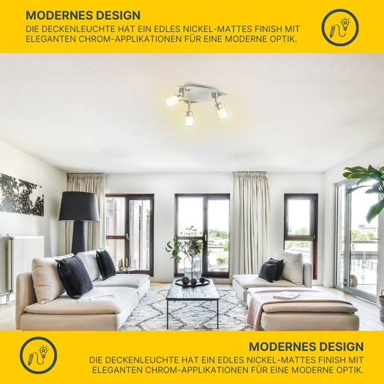 LED-Deckenleuchte D65-1 B-Ware