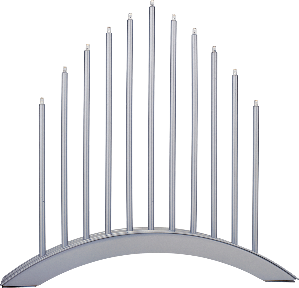 MeLiTec Lichtbogen Weihnachten SL19-1chrom-weiss Freisteller MeLiTec Lichtbogen Weihnachten SL19-1chrom-weiss Freisteller