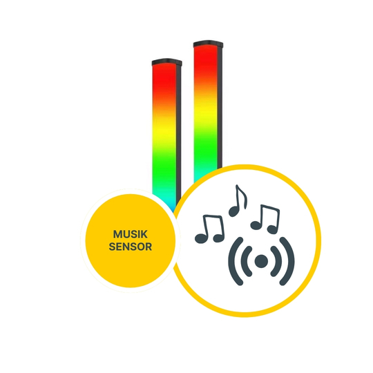 MeLiTec 2 Tischleuchten RGBW ML03/ ML04 mit Musiksensor, weiß oder schwarz MeLiTec 2 Tischleuchten RGBW ML03/ ML04 mit Musiksensor, weiß oder schwarz