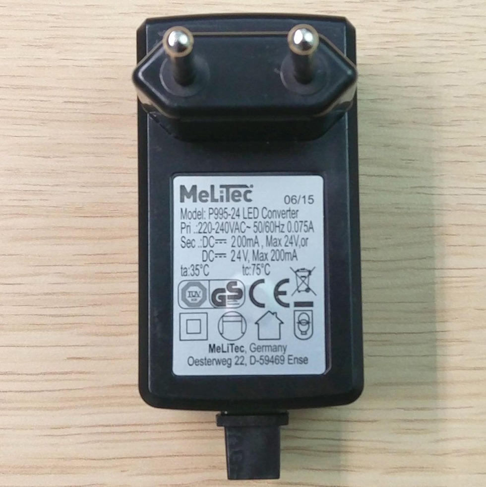 Steckertrafo P995-24 schwarz Steckertrafo P995-24 schwarz