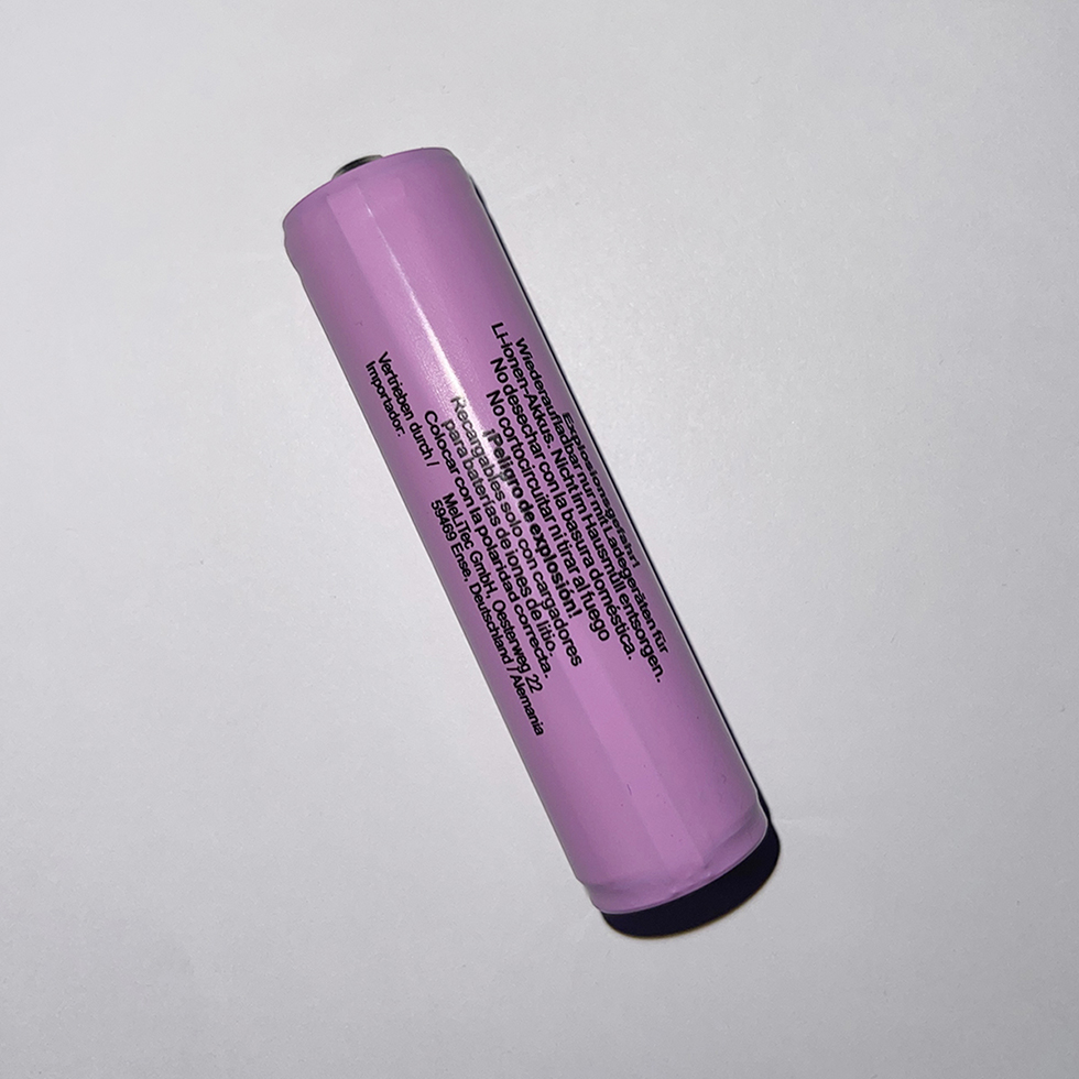 MeLiTec Lithium Ionen Akku 18650 2600mAh 3,7V Ersatzakku