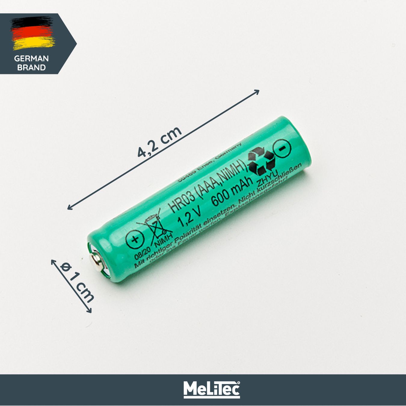 Akku AAA 600mAh 1,2V