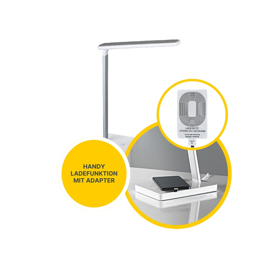 MeLiTec LED Schreibtischleuchte T95/T96 Handy Ladefunktion mit Adapter