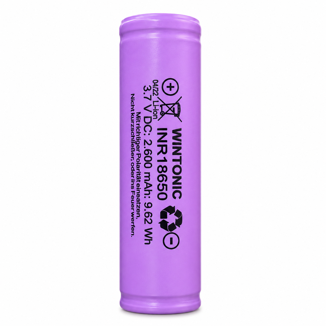 MeLiTec Lithium Ionen Akku 18650 2600mAh 3,7V Ersatzakku MeLiTec Lithium Ionen Akku 18650 2600mAh 3,7V Ersatzakku