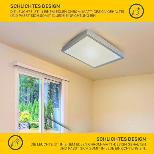LED SmartHome Deckenleuchte per Fernbedienung und App steuerbar LED SmartHome Deckenleuchte per Fernbedienung und App steuerbar